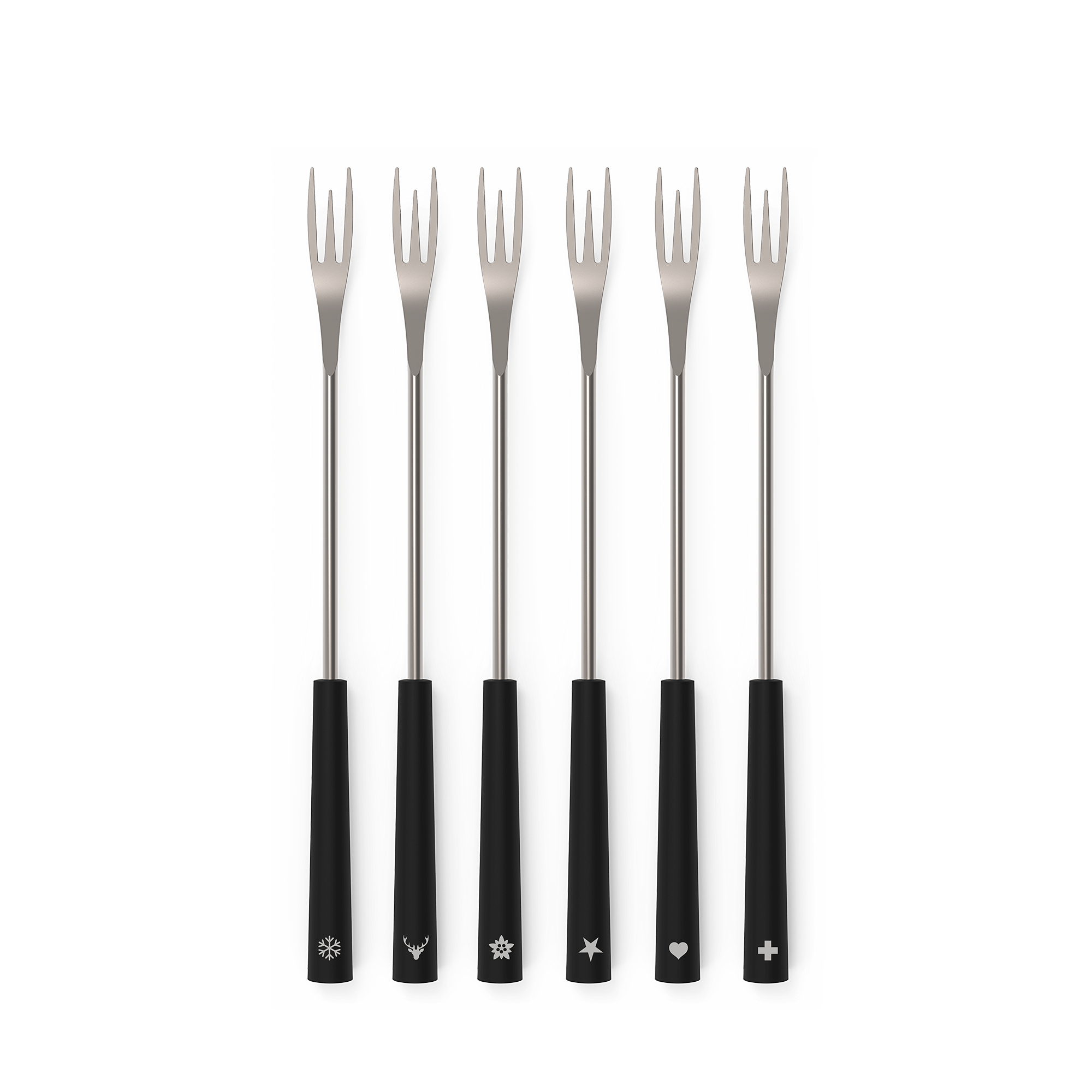 Ensemble De 6 Fourchettes À Fondue En Inox - Trudeau Ensemble De 6 Fourchettes À Fondue En Inox - Trudeau